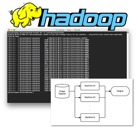 Apply Hadoop, MapReduce, and Big Data techniques to process large image datasets