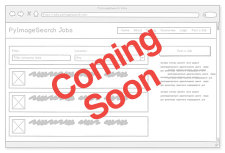 Get access to PyImageSearch Jobs and land your next job in the computer vision field