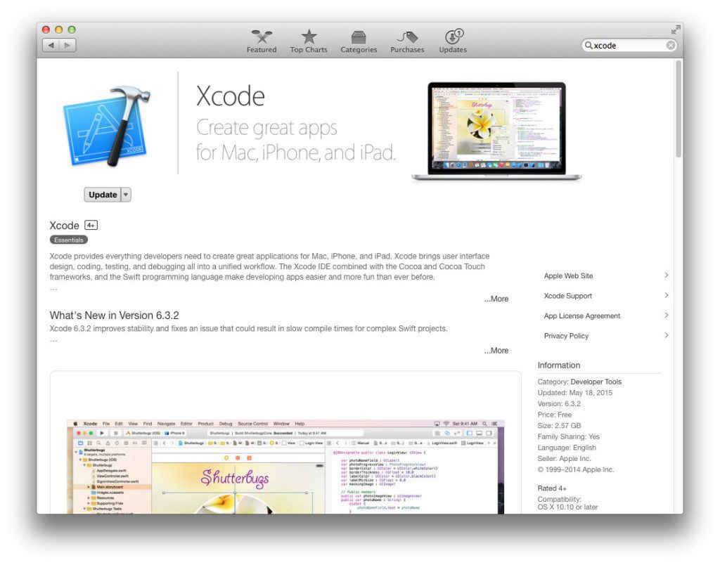 brew install xcode