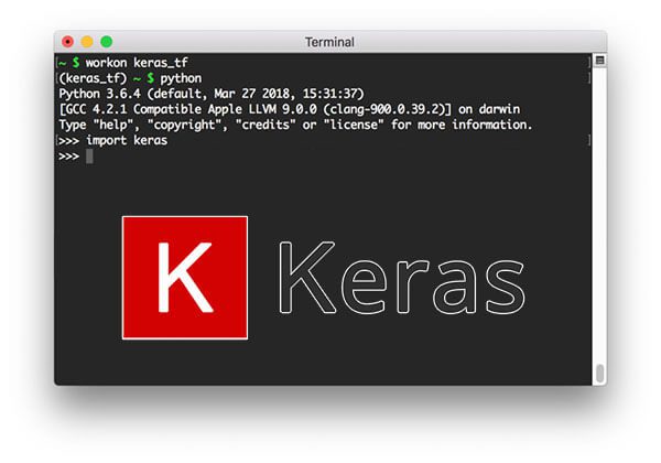 Installing Keras with TensorFlow 