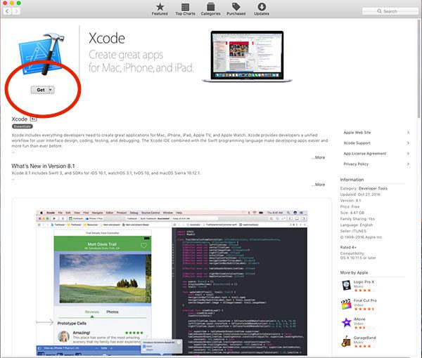 download xcode for mac 10.9.5