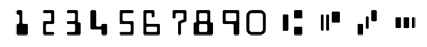 mirc number font for microsoft