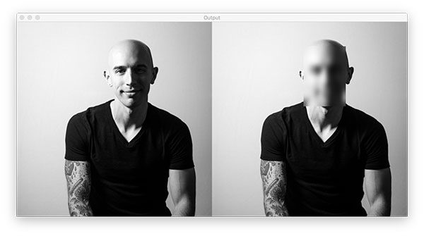 how to blur a face in photo mac
